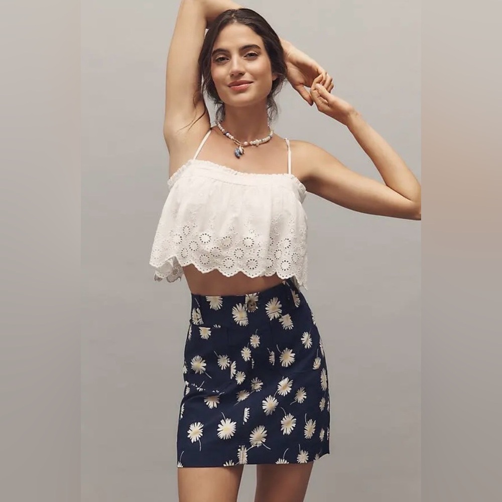 ❤️HP❤️ NWT Size XL -The Colette Magic Fabric Mini Skirt Maeve w Pockets (US$ 98)